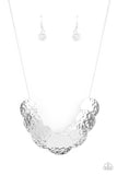 RADIAL Waves - Silver - Paparazzi Accessories