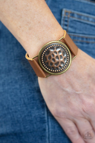 Hold On To Your Buckle - Copper - Paparazzi Accessories