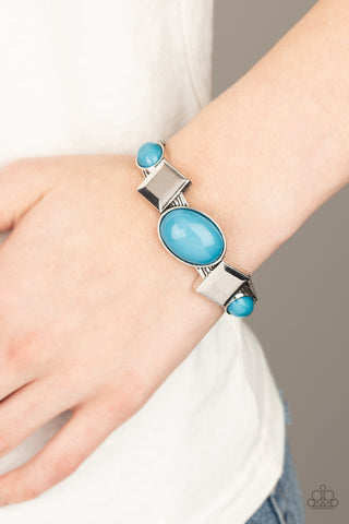 Abstract Appeal - Blue - Paparazzi Accessories