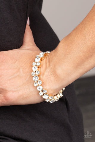 Here Comes The BRIBE - Gold - Paparazzi Accessories