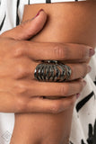 Sound Waves - Black - Paparazzi Accessories