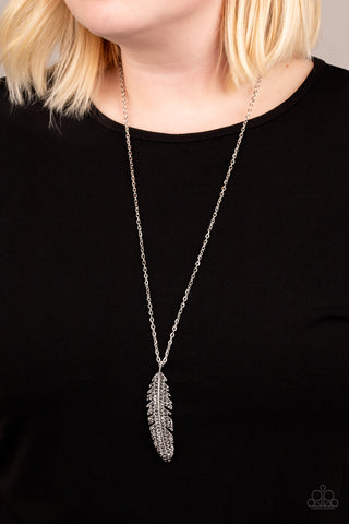 Soaring High - Silver- Paparazzi Accessories