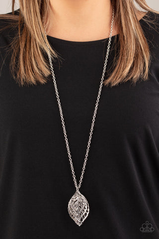 Just Be-LEAF - Silver - Paparazzi Accessories