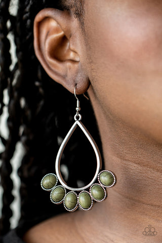 Stone Sky - Green - Paparazzi Accessories