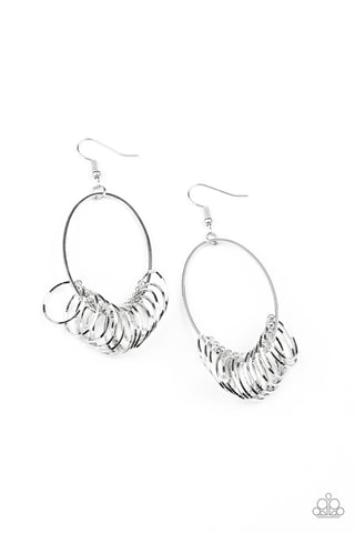 Halo Effect - Silver - Paparazzi Accessories