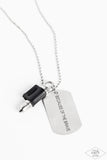 Proud Patriot - Black - Paparazzi Accessories
