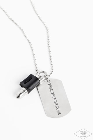 Proud Patriot - Black - Paparazzi Accessories