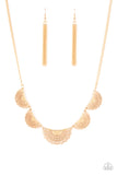 Fanned Out Fashion - Gold - Paparazzi Accessories