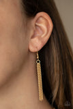 Fanned Out Fashion - Gold - Paparazzi Accessories