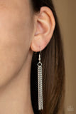 Fanned Out Fashion - Silver - Paparazzi Accessories