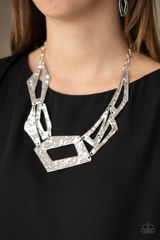 Break The Mold - Silver - Paparazzi Accessories