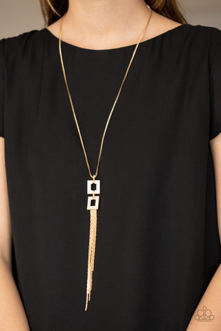 Times Square Stunner - Gold - Paparazzi Accessories