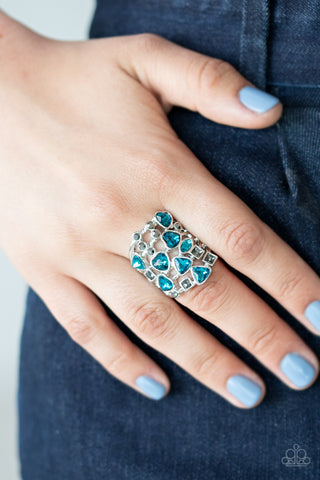 Glitter Flirt - Blue - Paparazzi Accessories