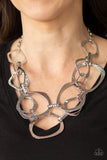 Salvage Yard - Silver - Paparazzi Accessories