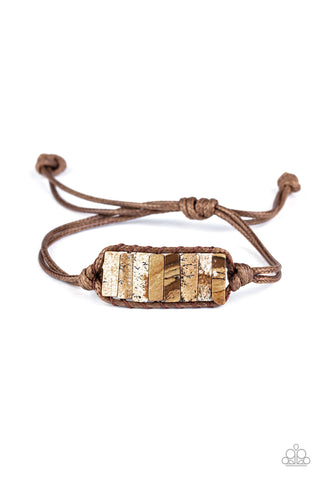Canyon Warrior - Brown - Paparazzi Accessories