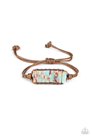 Canyon Warrior - Blue - Paparazzi Accessories
