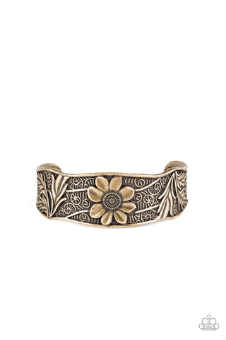 Daisy Paradise - Brass - Paparazzi Accessories