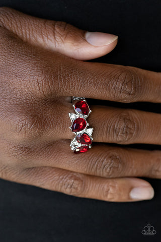 Majestically Modern - Red - Paparazzi Accessories
