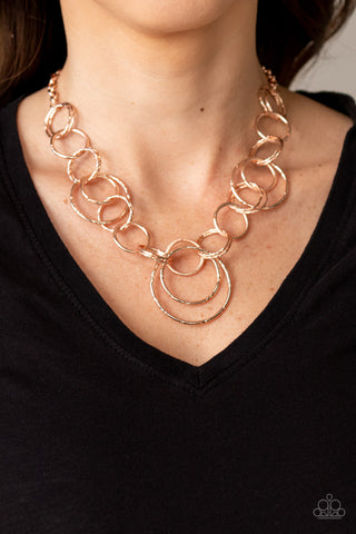 Ringing Relic - Rose Gold - Paparazzi Accessories