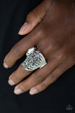Clear-Cut Cascade - Silver - Paparazzi Accessories