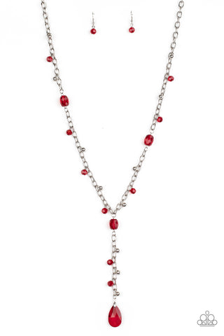 Afterglow Party - Red - Paparazzi Accessories