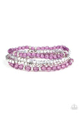 Crystal Crush - Purple - Paparazzi Accessories