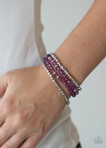 Crystal Crush - Purple - Paparazzi Accessories