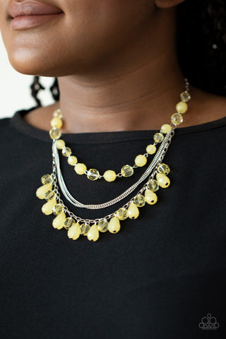 Awe-Inspiring Iridescence - Yellow - Paparazzi Accessories