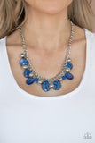 Gossip Glam - Blue - Paparazzi Accessories