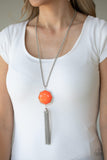 Prismatically Polygon - Orange - Paparazzi Accessories