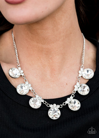 GLOW-Getter Glamour - White - Paparazzi Accessories