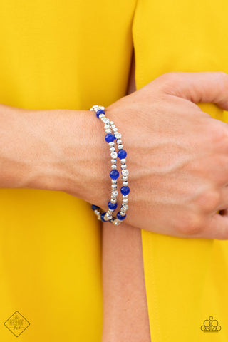 Ethereally Entangled - Blue - Paparazzi Accessories