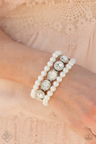 Flawlessly Flattering - White - Paparazzi Accessories