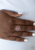 Fruity Florals - Orange - Paparazzi Accessories