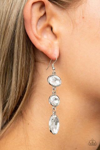 The GLOW Must Go On! - White - Paparazzi Accessories