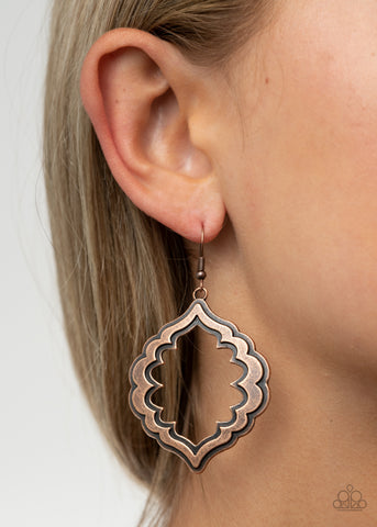 Taj Mahal Majesty - Copper - Paparazzi Accessories