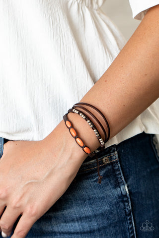 My Beach House is Your Beach House - Orange - Paparazzi Accessories