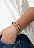 Space Warp - Brown - Paparazzi Accessories