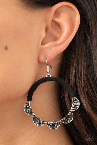 Tambourine Trend - Black - Paparazzi Accessories