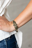 Flourishing Fashion - Brass - Paparazzi Accessories