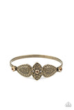Flourishing Fashion - Brass - Paparazzi Accessories