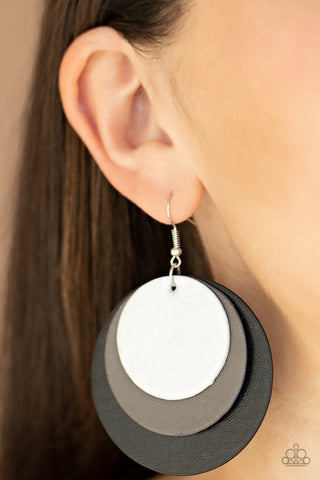 LEATHER Forecast - Black - Paparazzi Accessories