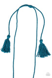 Between You and MACRAME - Blue - Paparazzi Accessories