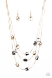 Downtown Reflections - Gold - Paparazzi Accessories