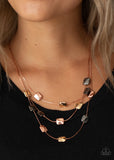 Downtown Reflections - Copper - Paparazzi Accessories