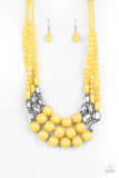 Flamingo Flamboyance - Yellow - Paparazzi Accessories