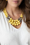 Flamingo Flamboyance - Yellow - Paparazzi Accessories