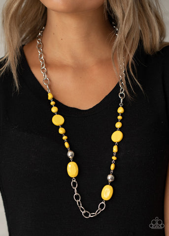 When I GLOW Up - Yellow - Paparazzi Accessories