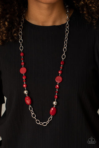 When I GLOW Up - Red - Paparazzi Accessories