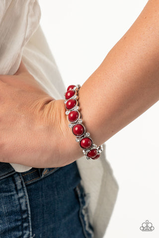Flamboyantly Fruity - Red - Paparazzi Accessories